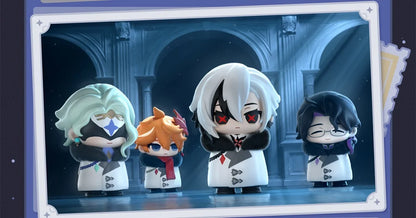 Mihoyo Genshin Fatui Harbinger Blind Box Anime Figure Collectible Merchandise Mystery Gift Ornament for Game Lovers