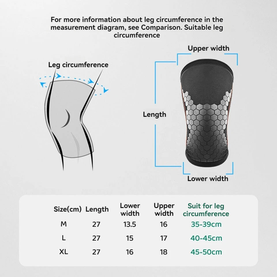 AOLIKES Knee Sleeves for Weightlifting & Powerlifting (7mm Pair) For Men & Women - Knee Wraps for Weight Lifting, Squats