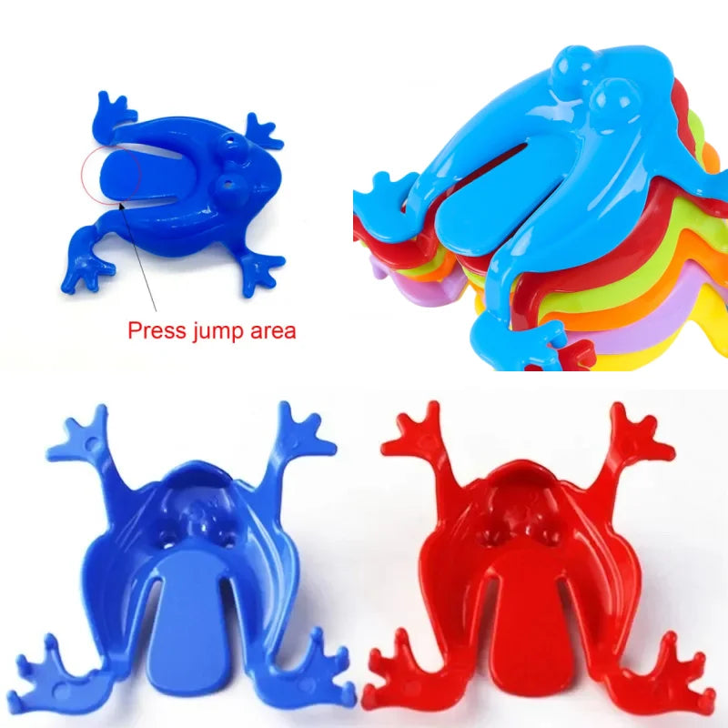 20pcs Jumping Plastic Frog Bounce Fidget Classic Toy kid Stress Relief Toy kid Birthday，Family Party Game Toy Discounts Prizes