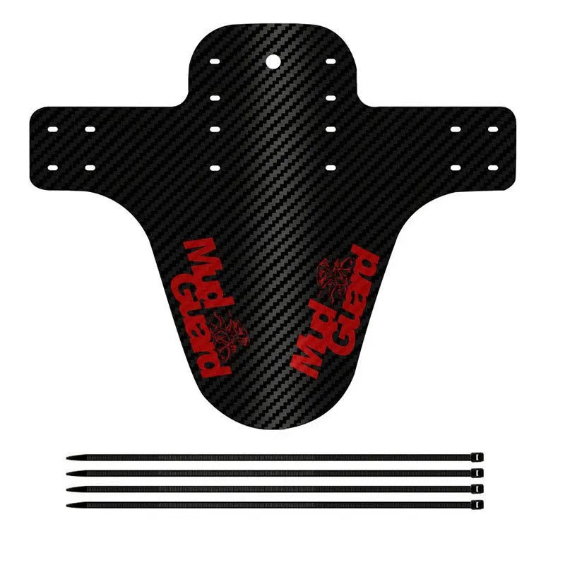 Carbon Pattern Bicycle Fender Portable Road Mountain Bike Mud Guard Bike Front Rear Wheel Mudguard Ultralight MTB Fender