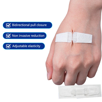 Zipper Band-aid Painless Wound Closure Patch Suture-free Wound Dressing Patches Zip Suture Reducer Band Aid Outdoor Portable
