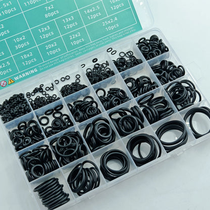 1020pcs Boxed Nitrile O-Ring Repair Kit Sealing Ring Set