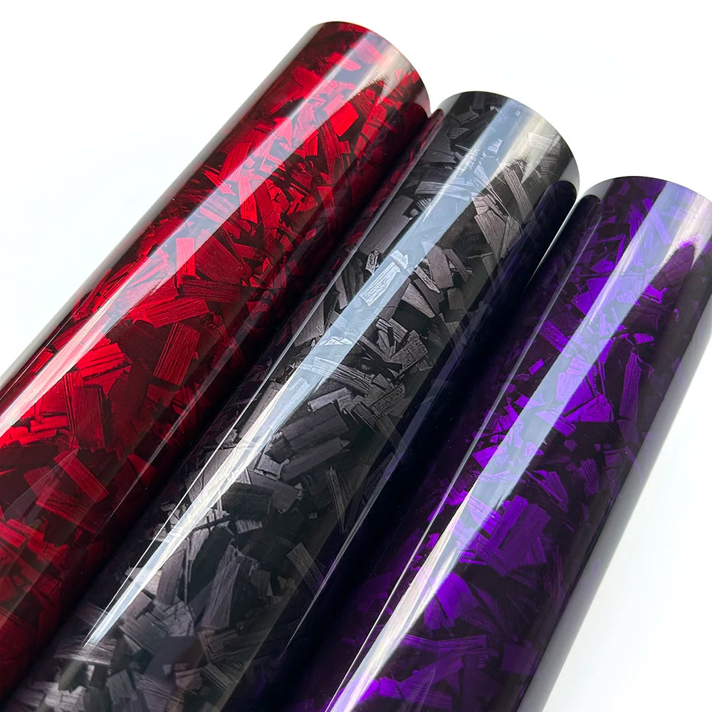 Carbon Fiber Vinyl Film 3D/6D Matte Effect Gloss Motorcycle Body Stickers Forged Carbon Fiber Wrap Foil Sticker Auto Accessories