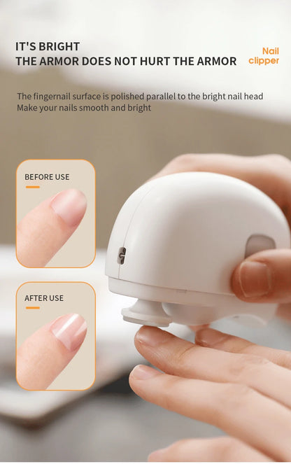 Automatic Electric Baby Nail Clipper - Anti-Splash Anti-Pinch Hand Nail Polisher