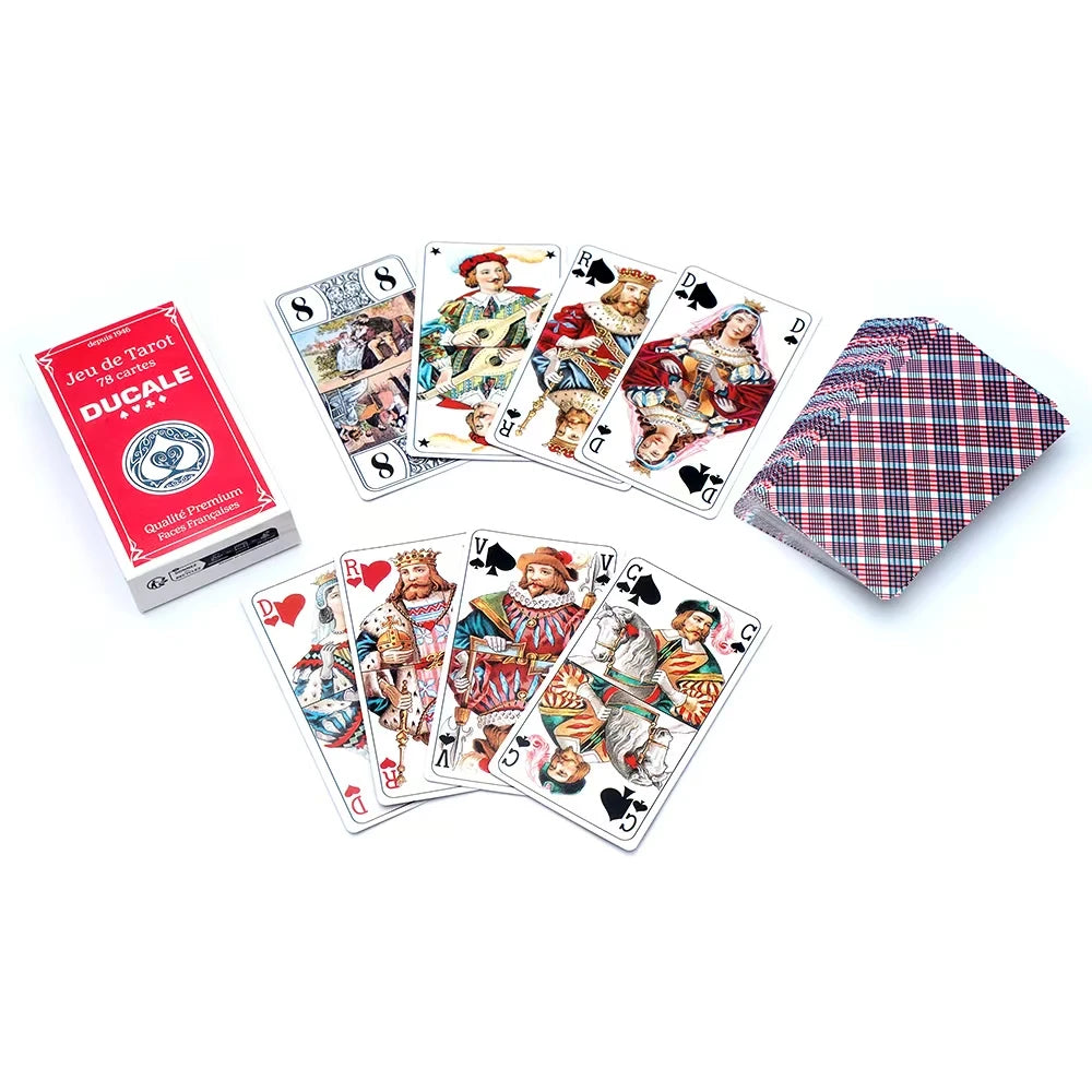 Français Jeu de Tarot 78 Cards Ducale French Tarot Game Tarot Deck Cards Entertainment Game For Family Party Board Game Toy Gift