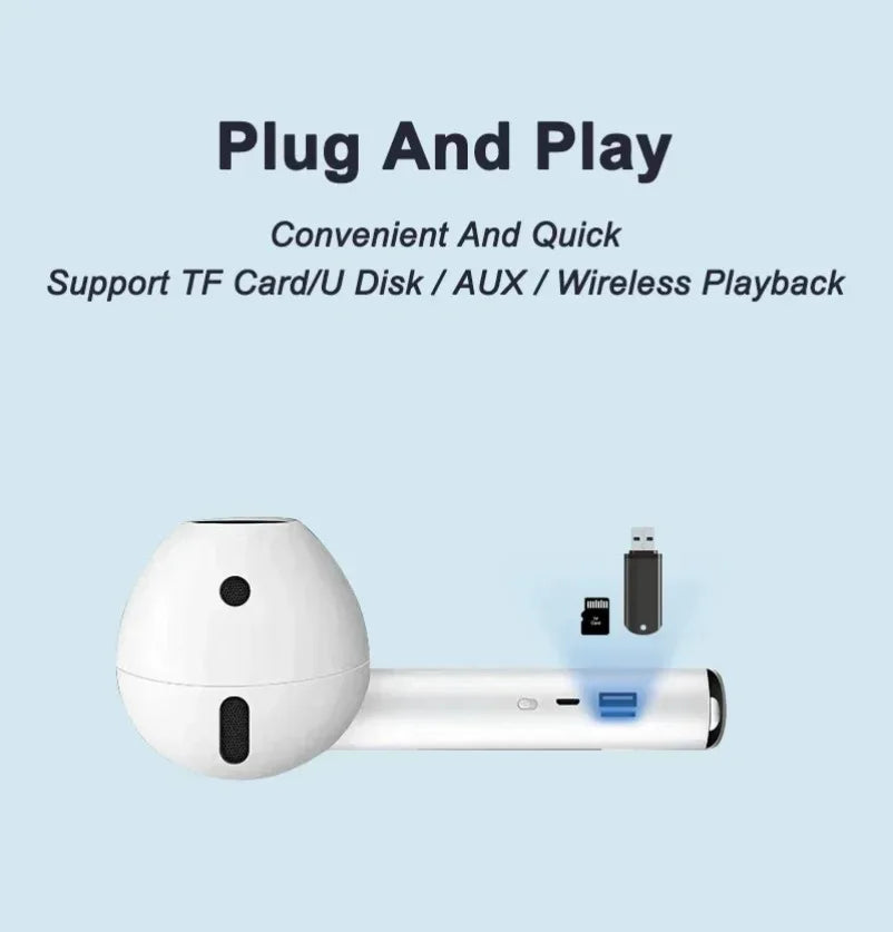 Bluetooth Oversized Giant Headset Speaker for AirPods Pro Model Wireless Bluetooth Audio Gift Hunting Gift Hot Net Red Soundbar