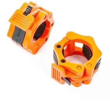 2Pcs 25/50mm Quick Release Barbell Clamps Spin Lock Barbell Collars Weight Bar Clips for Weightlifting and Strength Training