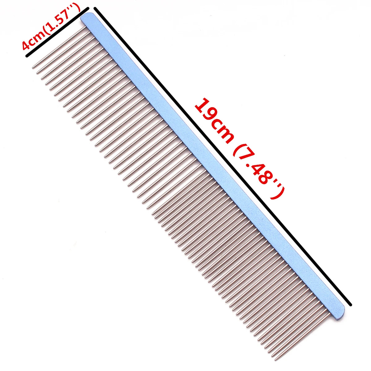 Pet Grooming Combs Aluminum Alloy Brush For Dogs Boundary Knot Massage Tools Professional Salon Cat Hair Cleaning Crescent 7900#