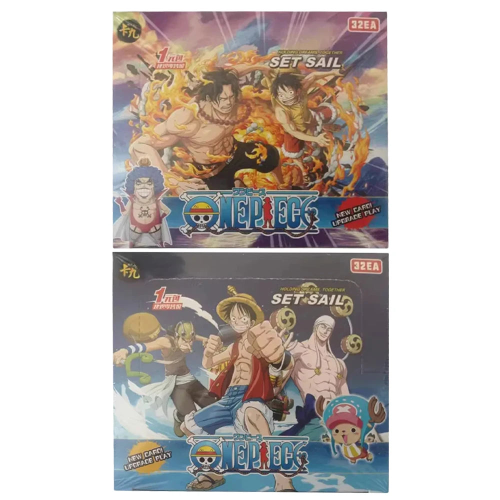 New One Piece Card Straw Hat Pirate Luffy Zoro Nami Classic Anime Character Collection Cards Toys Gifts