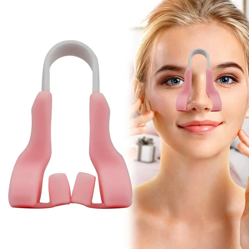 Nose Shaper For Wide Noses Soft Silicone Nose Bridge Enhancer, Corrector, Shrinker Painless Beauty Tool Nose Clip For Women Men