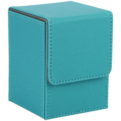 Card Fit For 100+Single Sleeved Cards  , Leather Trading Commander Deck Box Compatible With  Card Deck,Game Card Box