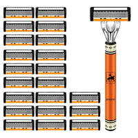 1handle  21 blades