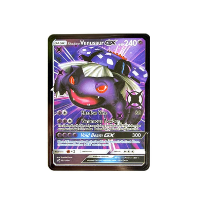 Cartão de metal pokémon 10000 pontos arceus charizard raichu super cartão dourado inglês mewtwo vmax gx ex presente de natal