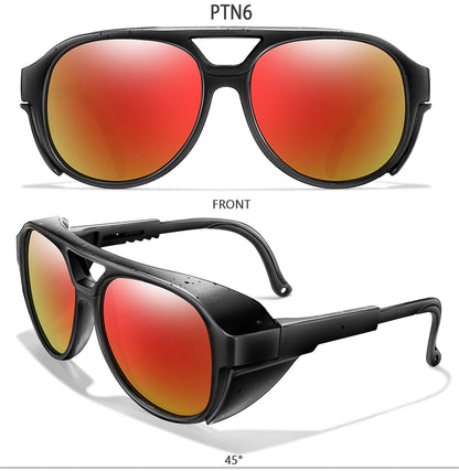 Vintage Unisex Sunglasses Road Bike Goggles Windproof Sport Glasses UV400 for Men Women Cycling Baseball Softball Punk Eyewear