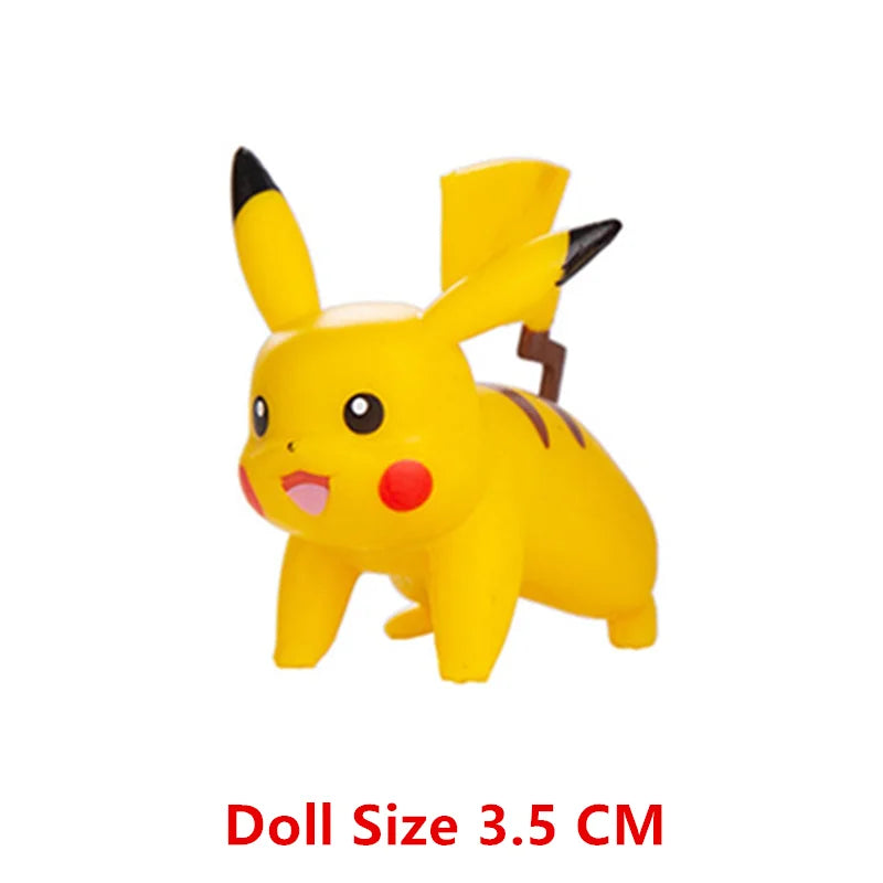 Pokemon Cartoons Anime Figure Pikachu Eevee Gengar Mewtwo Pocket Monster Figure Model Action Toy Kids Birthday Gift Buy in bulk