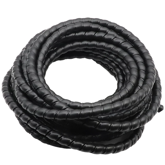 2M Long 8/10/12mm Cable Protection Sleeving Spiral Wound Flexible Wire Organizer Insulation Sleeve Wire Winding Protector