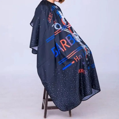 1pc Barber Cape - Waterproof Hairdressing Cape & Haircut Gown Cloth for Hair Styling