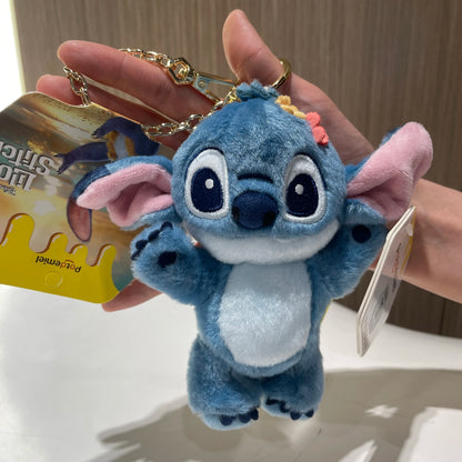 100% Genuine Disney Stitch Scrump Angel Cartoon Blue Stitch Plush Toy Authorized Doll Stich Cute Birthday Gift High Quality