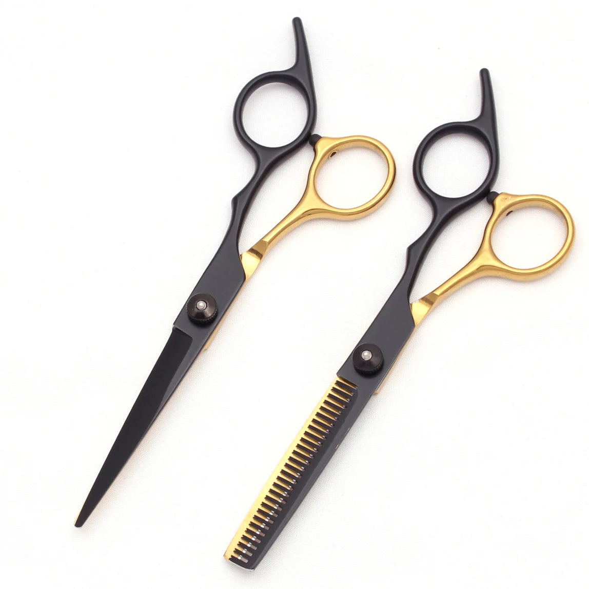 Hairdressing Scissors Japan Stainless Hair Scissors Purple Hair Cutting Scissors Barber Shop Thinning Shears Set Comb C1001