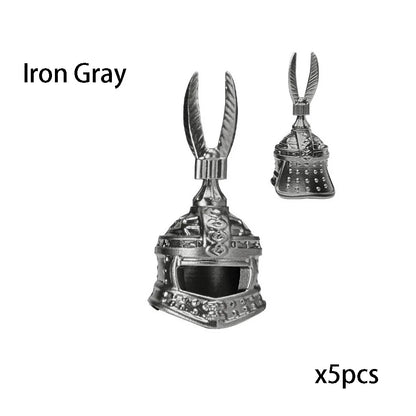 Viking Pirate Age Bullhorn Hat Medieval Knight Roman Warrior Soldier Helmet Action Figures Building Blocks Toys For Children