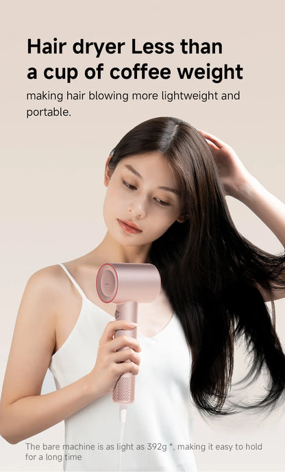 DOCO Hair Dryer 75m/s High Speed 200 Million Negative Ions Hair Care 110000 Rpm Professional Lightweight Home Travel Gift