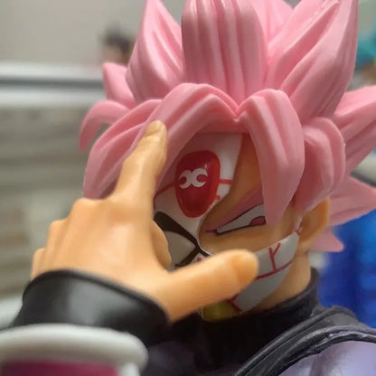 Super Dragon Ball Heroes Figure Zamasu Black Goku 25cm PVC Action Figures GK Statue Collection Model Toys for Children Gifts