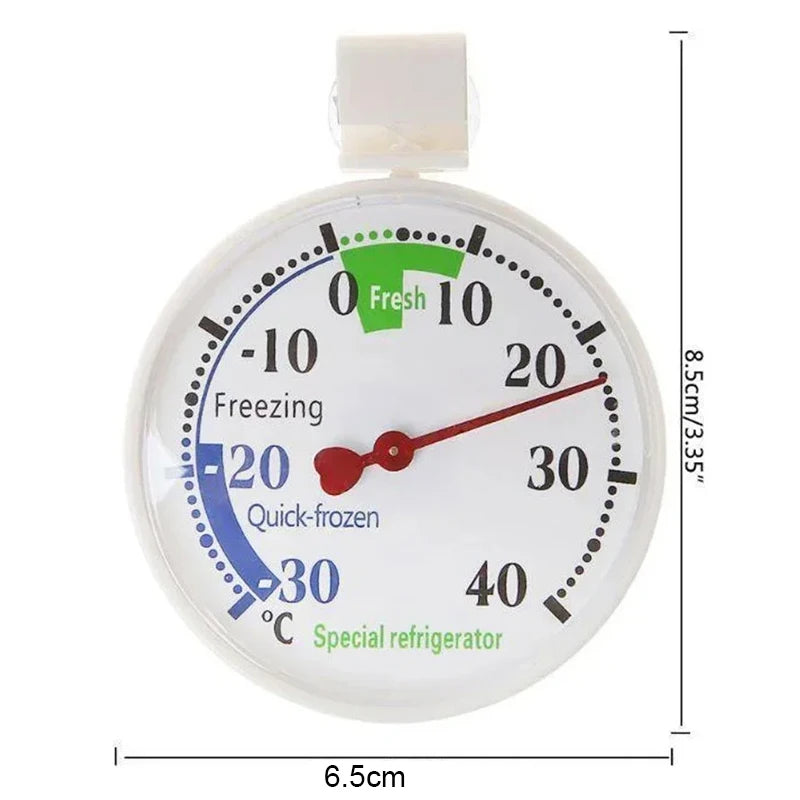 Refrigerator Freezer Thermometer Fridge Refrigeration Temperature Gauge Home Use Kitchen Accessory Tools with Suction Cup