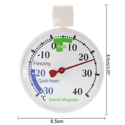 Refrigerator Freezer Thermometer Fridge Refrigeration Temperature Gauge Home Use Kitchen Accessory Tools with Suction Cup