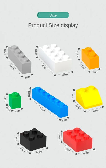 125g/250g Building Blocks Bulk Lot Pack Bricks Block Plate Creative Toy Small Particles Bulk Compatible Legoeds DIY Kit for Kids