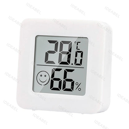 Multifunction Thermometer Hygrometer Automatic Electronic Temperature Humidity Monitor Clock 3.2inch Large LCD Screen