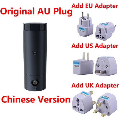 Original MIJIA Portable Electric Kettle 2 Thermos Cup Fast Water Boiler 350ml Smart Temperature Insulated Kettle Travel (CN)