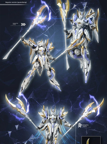 SNAA Knights of The Round Table Percival Tristan Achilles Lancelot Model Kit Collectible Action Figure with Dual Armor Modes