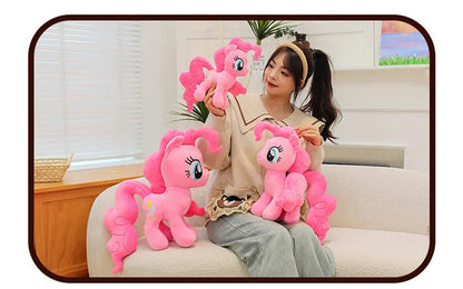 Little Pony Rainbow Dash Applejack Plush Toy 28cm Official Hasbro Figure Soft Stuffed Animal For Fans Collection Gift