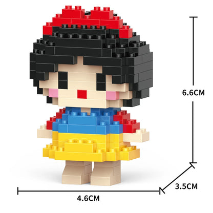 Cartoon Anime Hello Kitty Blocks Kuromi My Melody Cinnamoroll Mouse Building Blocks Doll Toy Kids Birthday Gift