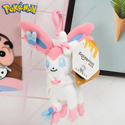 Original Pokemon Mimikyu Gengar Snorlax Umbreon Plush Toy Keychain Kawaii Espeon Jigglypuff Sprigatito Quaxly Peluche Dolls Gift