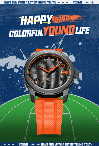 NAVIFORCE Top Luxury Brand Quartz Watch Men Silicone Strap Military Watches 30ATM Waterproof Wristwatch Relogio Masculino 2022