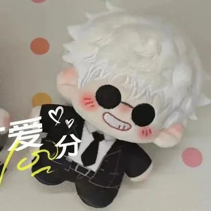 Kawaii 10cm Anime Plush Toy Print Starfish Body Plushie Cotton Doll Pendant Cosplay Gift