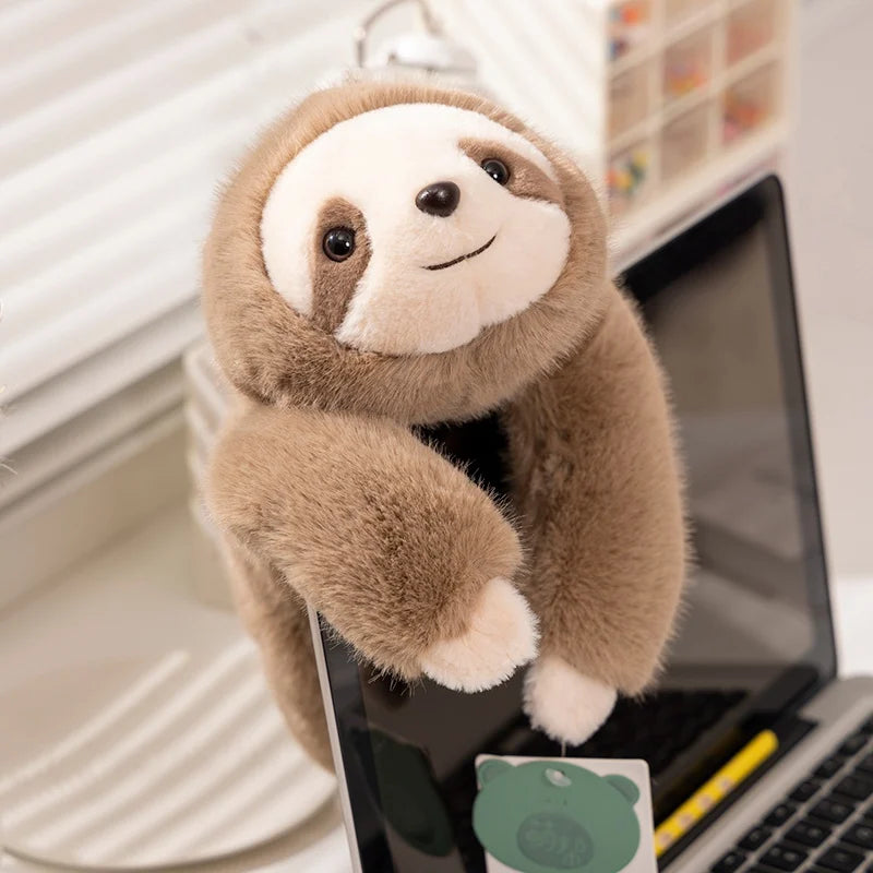 30-65cmKawaii High Quality Forest Animal Plush Doll Pillow Soft Long-arm Raccoon Dinosaur Sloth Panda Koala Plush Toy Home Decor