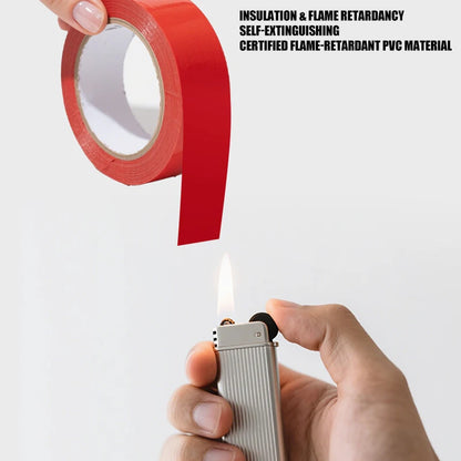 10/20/50/100M Flame Retardant Electrical Insulation Tape Strong Adhesive Wire Harness Tape for Electrical Wiring Waterproof Tape