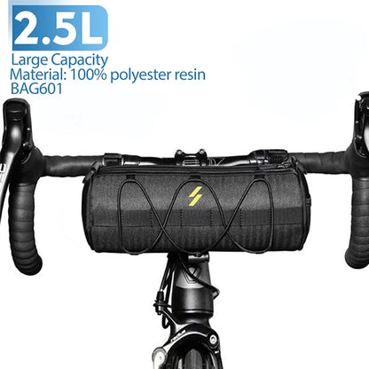 NEWBOLER 5L New Handlebar Bag Bicycle Bags Frame Pannier Bag Multifunction Portable Shoulder Bag Bike Accessories