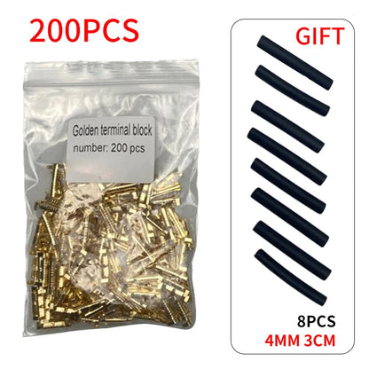50pcs 100pcs 200pcs Docking Terminal U Type Terminal Tab 0.3 To 1.5mm2 Terminal Block Connector Double Connector Terminal