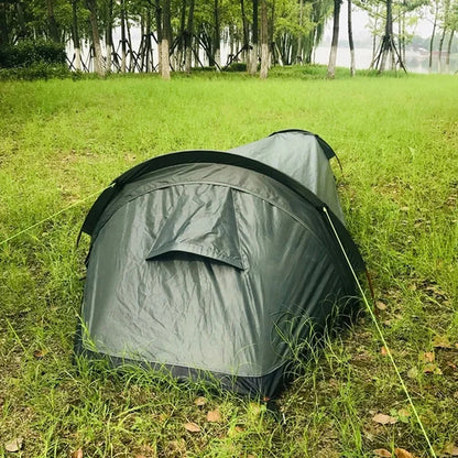 Single‑Person Camping Tent, Ultra‑Lightweight Compact Sleeping Bag, Large‑Capacity Waterproof Backpack, Tent Cover