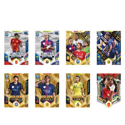 PANINI 2026 6PCS/SET 365 Soccer trading cards Messi Zinane Ronaldo Bellingham Haaland De Bruyne Autographed Collectible Card