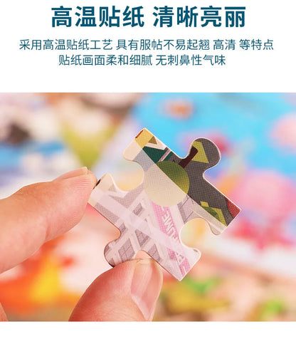 NEW Wooden 30pcs Puzzles Children Animal Dinosaur Cartoon Plane Puzzle Baby Early Education and Intellectual Building Block Toys