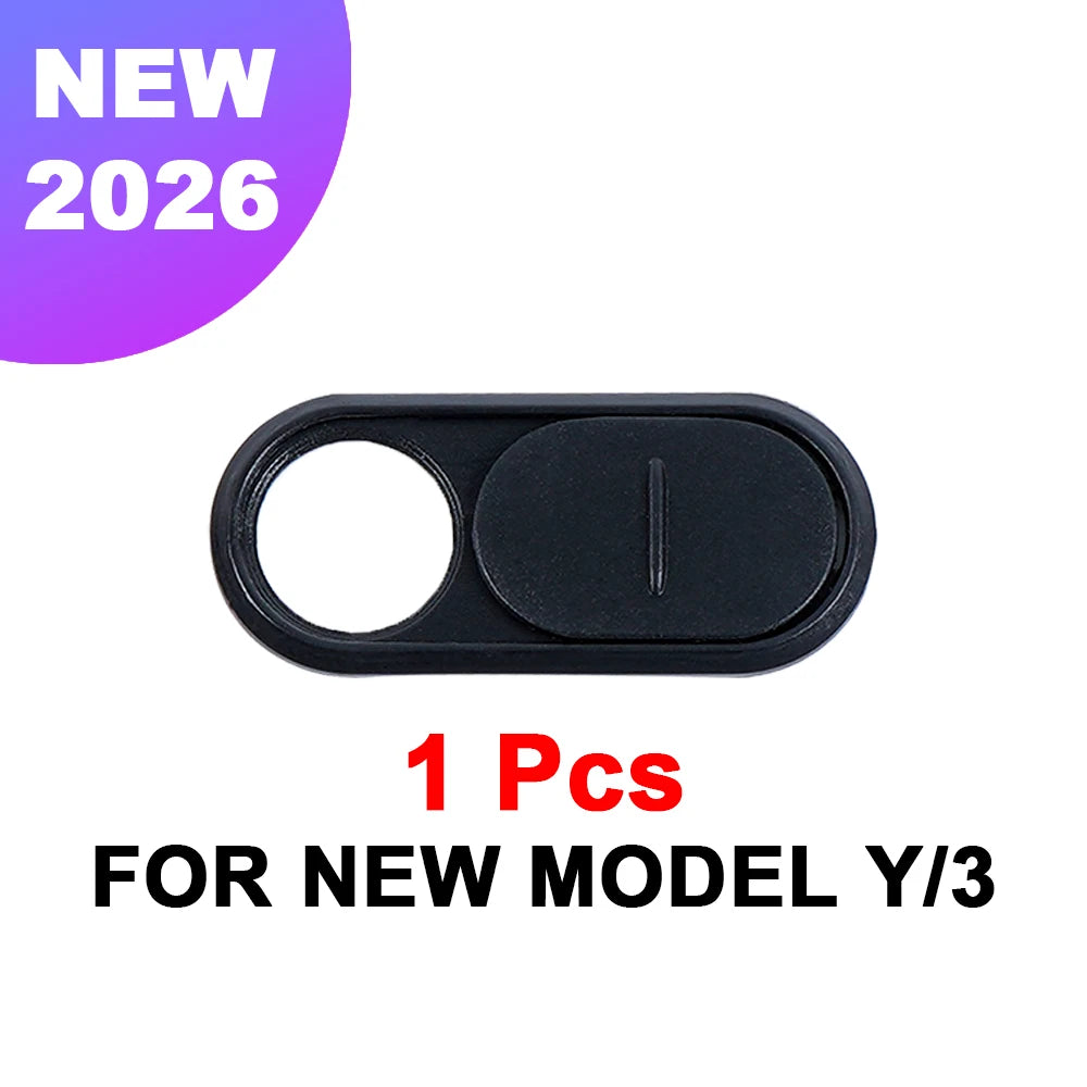 TESY Car Camera Cover For Tesla Model Y 3 Cybertruck All Webcam Slide Blocker Privacy Protector Compatible with PC Laptop