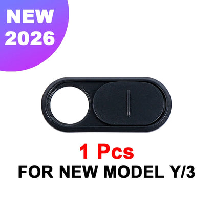 TESY Car Camera Cover For Tesla Model Y 3 Cybertruck All Webcam Slide Blocker Privacy Protector Compatible with PC Laptop