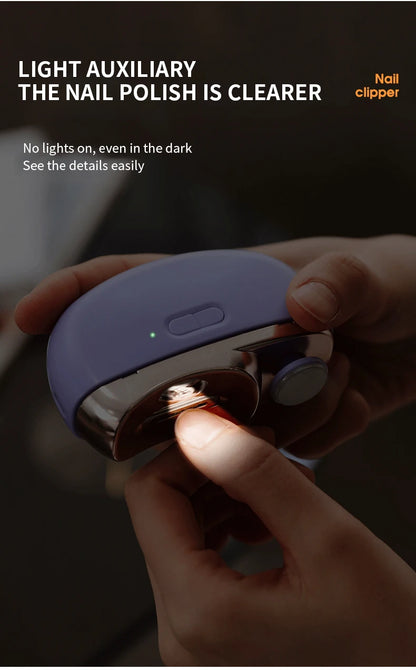 Automatic Electric Baby Nail Clipper - Anti-Splash Anti-Pinch Hand Nail Polisher