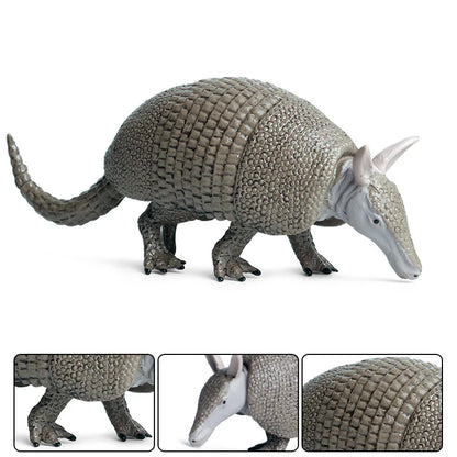 Oenux Prehistoric Wild Animals Simulation Armadillo Doedicurus Sabretooth Model Action Figures PVC Collection Toy For Kid Gift
