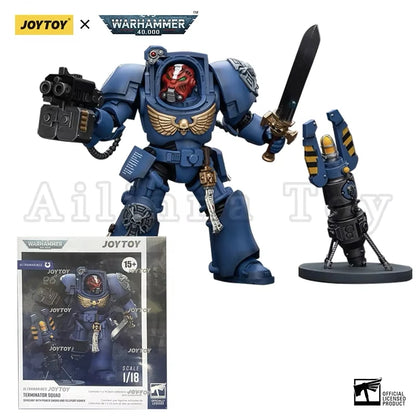 JOYTOY 1/18 Action Figure The Horus Heresy 40K New Ultra Squads & Mechas Lieutenant Titus Anime Military Model