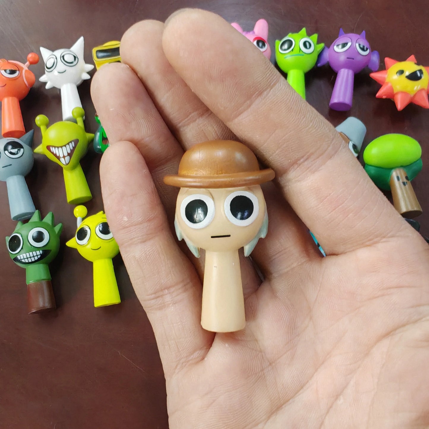 48pcs/Set Mini 3-5cm Sprunki Action Figure Toy Cartoon Movie Sprunki Wenda Model Doll Figurines Kids Gift